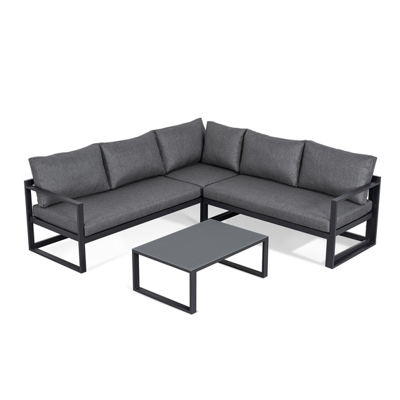 Barths Paros - Lounge-Set, Anthrazit, Bild 4