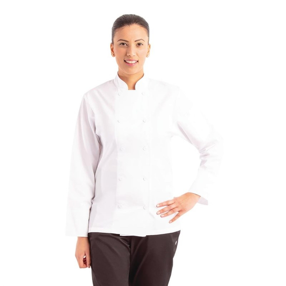 Chef Works Calgary Langarm Cool Vent Unisex Chefs Jacke Weiß S, Bild 5