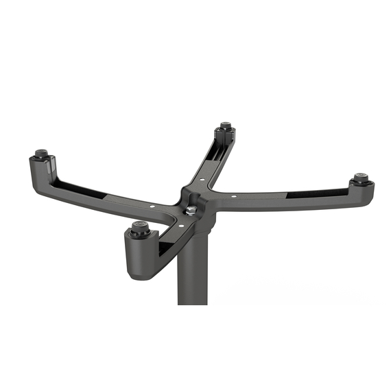 Feros Automatisches Nivelliersystem Set (4 Stk.) für X Cross & Castle Tische – Schwarz, Schwarz, Bild 3