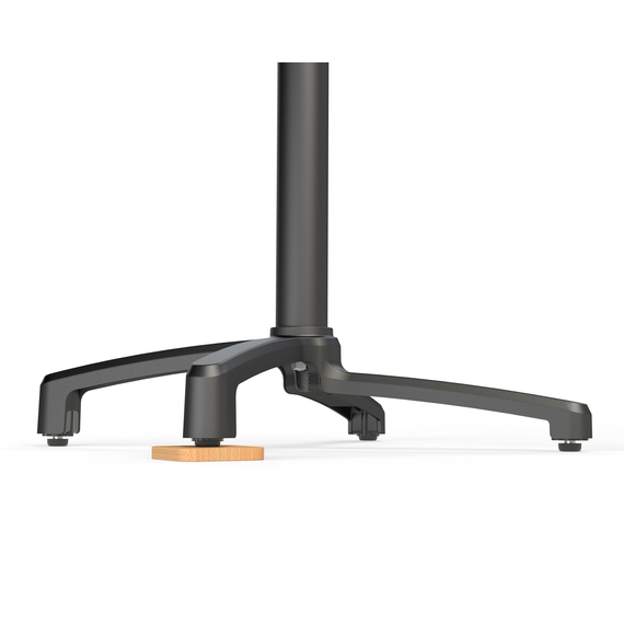 Feros Automatisches Nivelliersystem Set (4 Stk.) für X Cross & Castle Tische – Schwarz, Schwarz, Bild 4