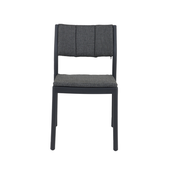 Feros Rocco – Stapelstuhl, Schwarz, Bild 2
