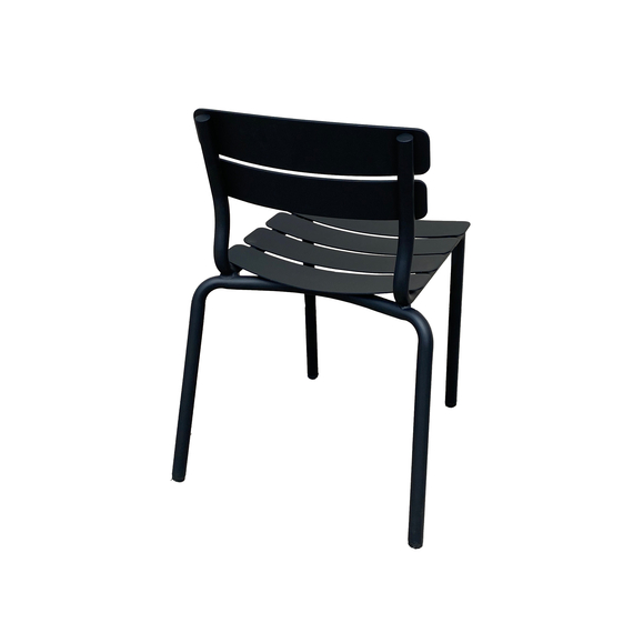 Feros Shade – Stapelstuhl, Schwarz, Bild 2