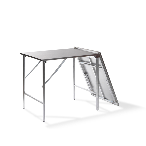 Feros SOLID200 – Edelstahl-Arbeitstisch klappbar 200x80x90 cm, Edelstahl, Bild 3