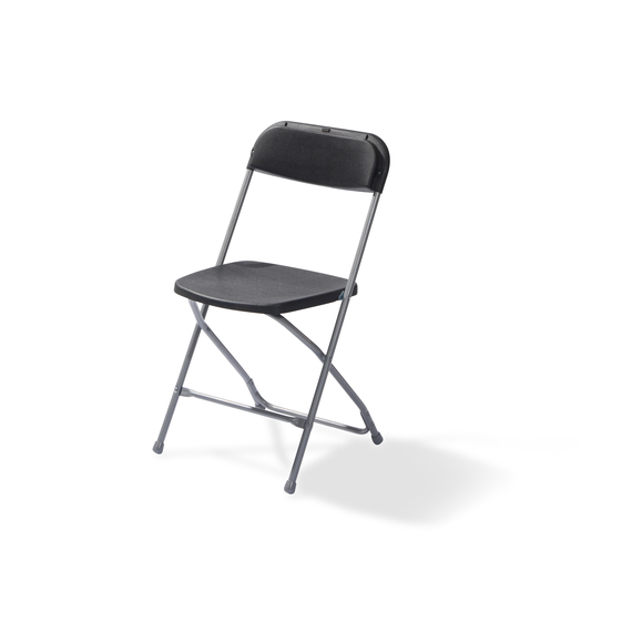 Feros Budget – Klappstuhl, Grau/Schwarz