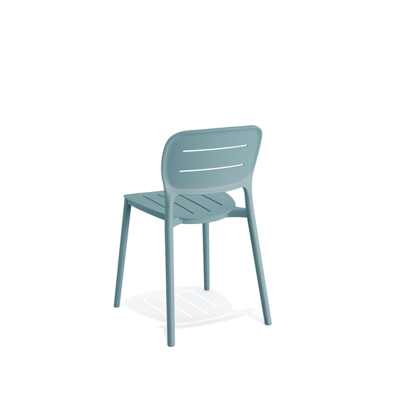Feros Propi – Stapelstuhl, Blau, Bild 3