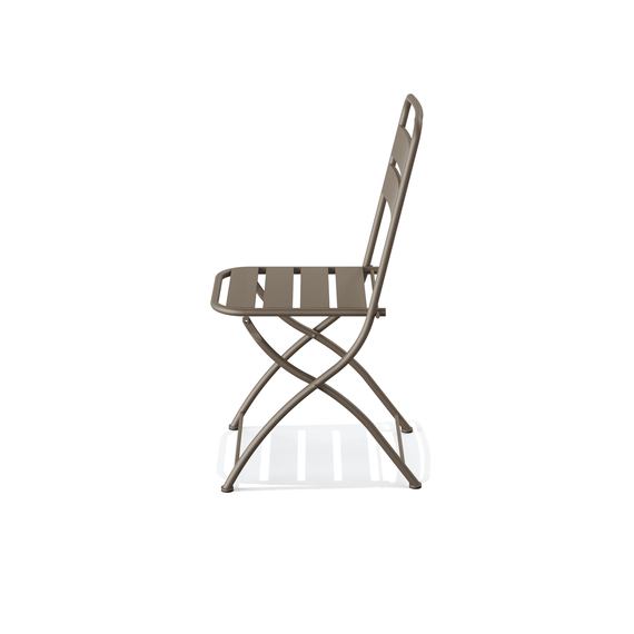 Feros Breeze – Bistro Klappstuhl, Cappuccino, Bild 2