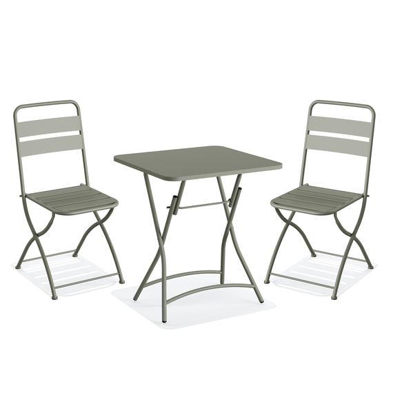 Feros Breeze – Bistro Set, Grün