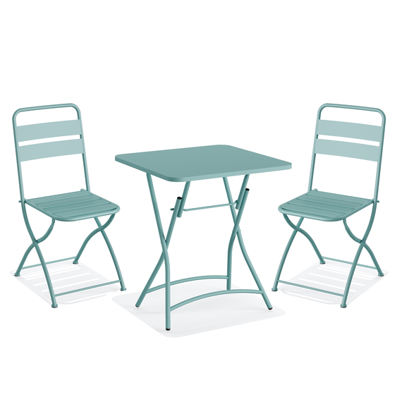 Feros Breeze – Bistro Set, Blau