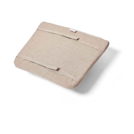 Feros Mase – Sitzkissen für Stuhl und Barstuhl, Sand, Bild 2