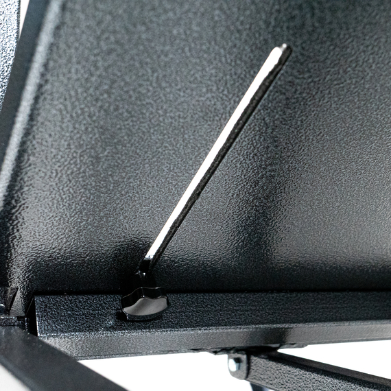 Feros Trolley Uni Stack - für alle stapelbaren Stühle und Barhocker, Hammerite Silber, Bild 6