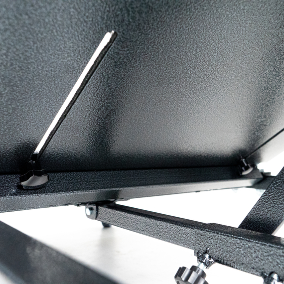 Feros Trolley Uni Stack - für alle stapelbaren Stühle und Barhocker, Hammerite Silber, Bild 7