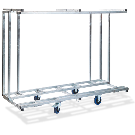Feros Trolley Biergarnituren - professionell - für 10 Stück, Silber, Bild 2