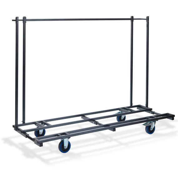 Feros Trolley Biergarnituren - Standard - für 10 Stück, Hammerite Silber, Bild 2