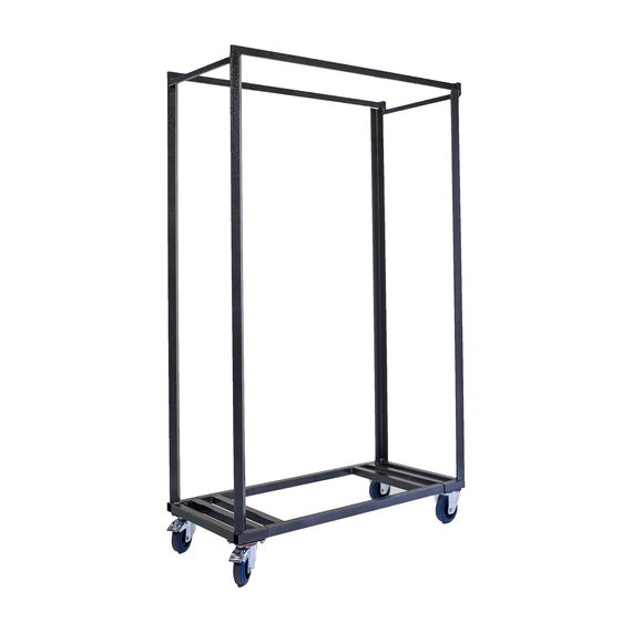 Feros Trolley Budget-Stühle - für 50 Stück, Hammerite Silber, Bild 2