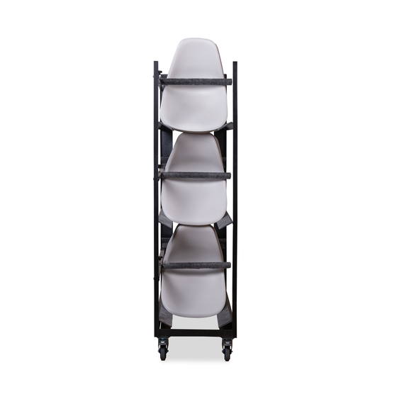 Feros Trolley Keeve Sitz ohne Armlehne - für 60 Stück, Hammerite, Bild 3
