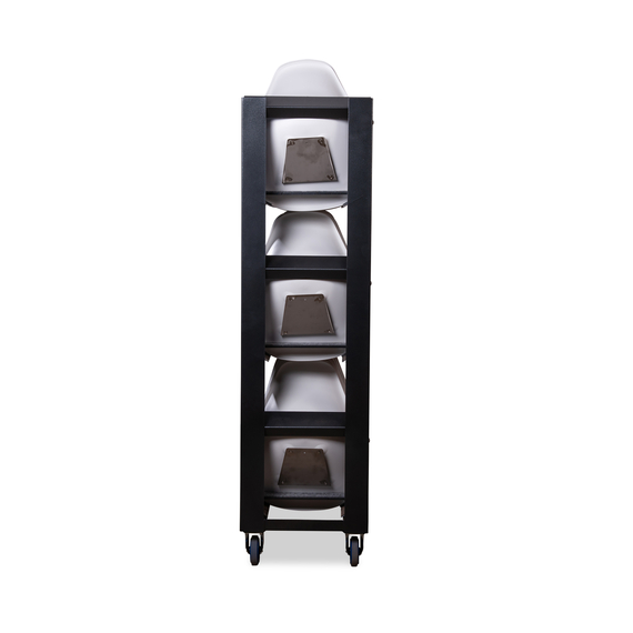 Feros Trolley Keeve Sitz ohne Armlehne - für 60 Stück, Hammerite, Bild 4