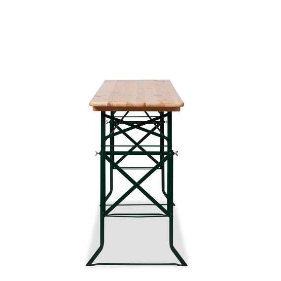 Feros Erhöhungssatz für Biertische - 3mm gekanteter Stahlwinkel, Grün, Bild 3