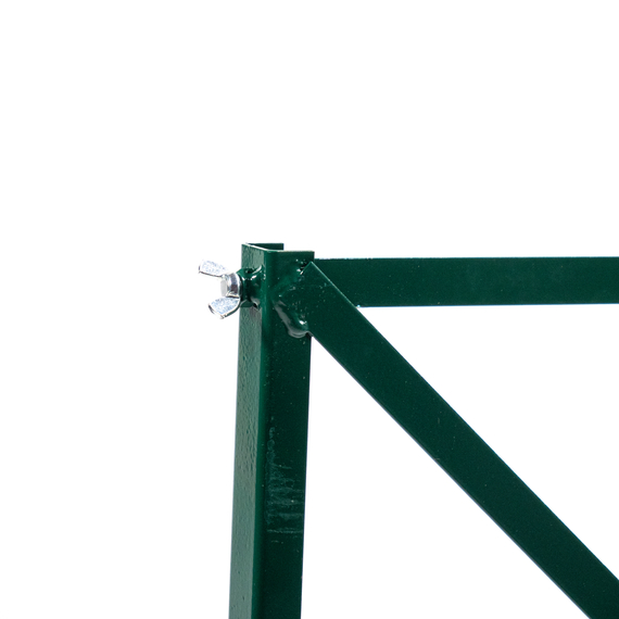 Feros Erhöhungssatz für Biertische - 3mm gekanteter Stahlwinkel, Grün, Bild 7