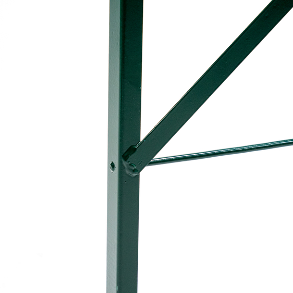 Feros Erhöhungssatz für Biertische - 3mm gekanteter Stahlwinkel, Grün, Bild 8