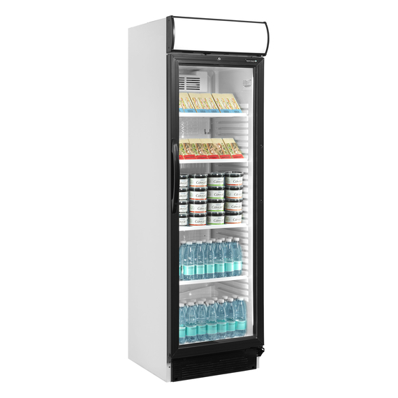 Tefcold Flaschenkühlschrank CEV425CP 2 LED, Weiß, EEK D, Bild 2
