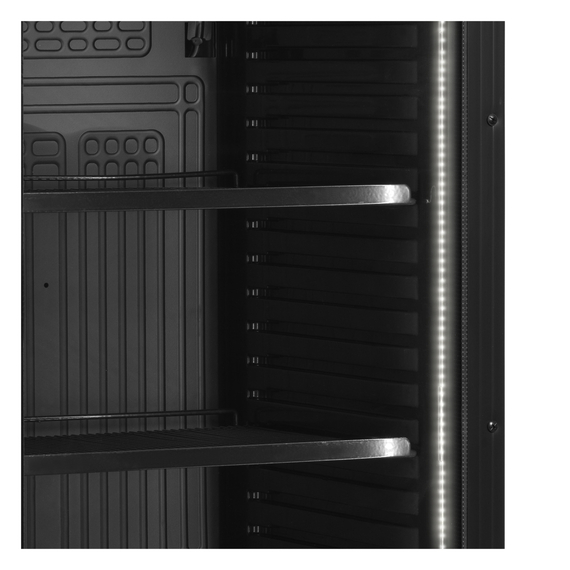 Tefcold Flaschenkühlschrank in Schwarz CEV425 BLACK, EEK D, Bild 3