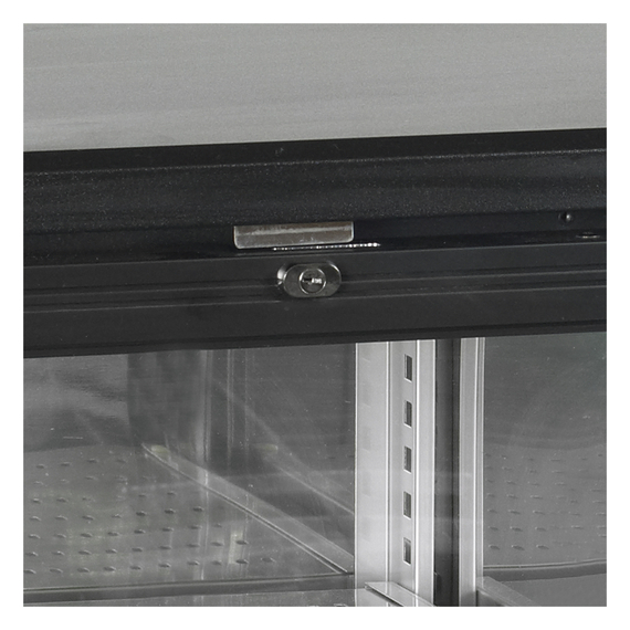 Tefcold Backbar-Kühlschrank CBC310G, Schwarz, EEK C, Bild 2