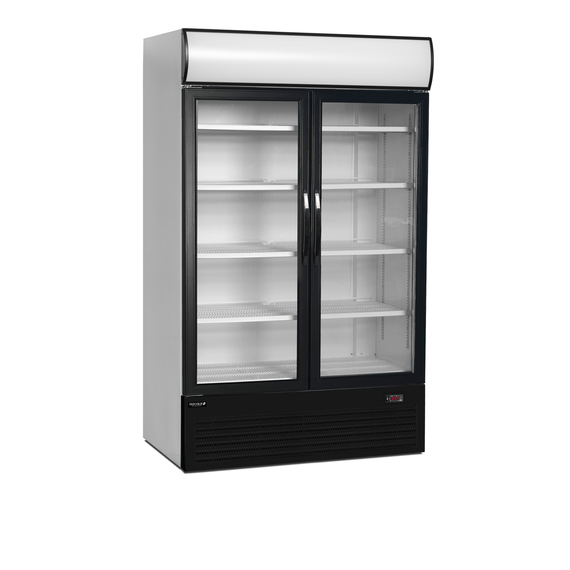 Tefcold Displaykühlschrank FSC1200H, Weiß RAL 9016, EEK F