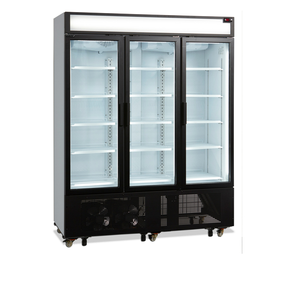 Tefcold Displaykühlschrank FSC1600H, Weiß RAL 9016, EEK E