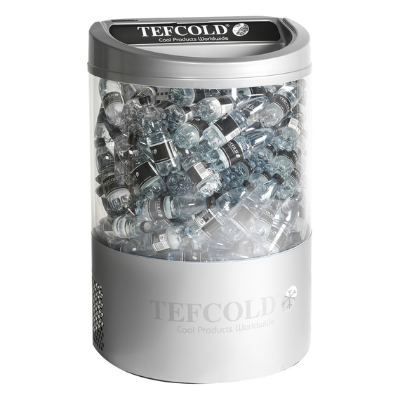 Tefcold Kühltonne VOC100, Grau RAL 9006, EEK D, Bild 2