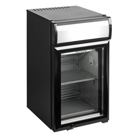 Tefcold Tischkühlschrank BC25CP, Schwarz, EEK B