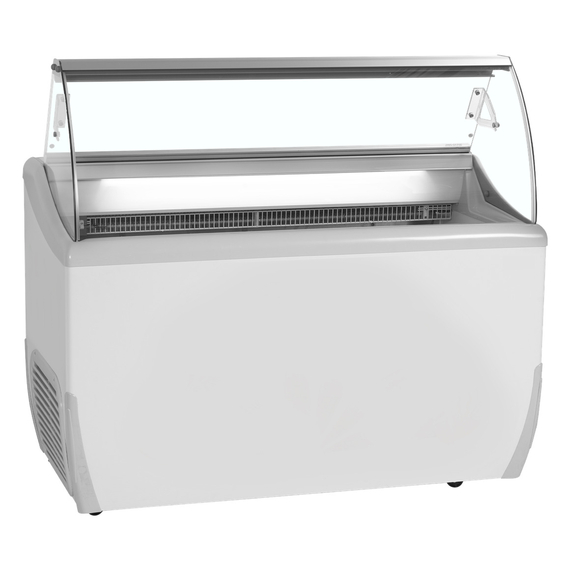 Tefcold Speiseeisvitrine UDRS7, Weiß, EEK C