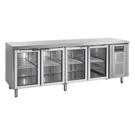 Tefcold Thekenkühlschrank GN1/1 CK7410G, SS 304, EEK C