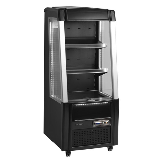 Tefcold Niedrige Open-Front-Geräte ODC60 BLACK, Schwarz, EEK E