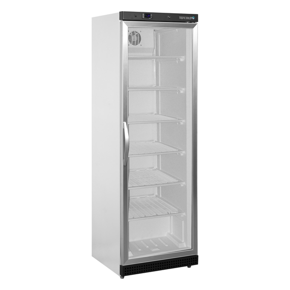 Tefcold Displaygefrierschrank UF400G, Weiß, EEK C