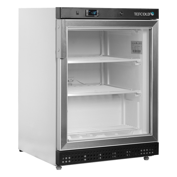 Tefcold Displaygefrierschrank UF200G, Weiß, EEK D