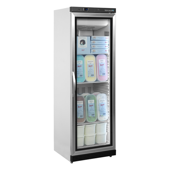 Tefcold Displaygefrierschrank UF400VG, Weiß, EEK C, Bild 2