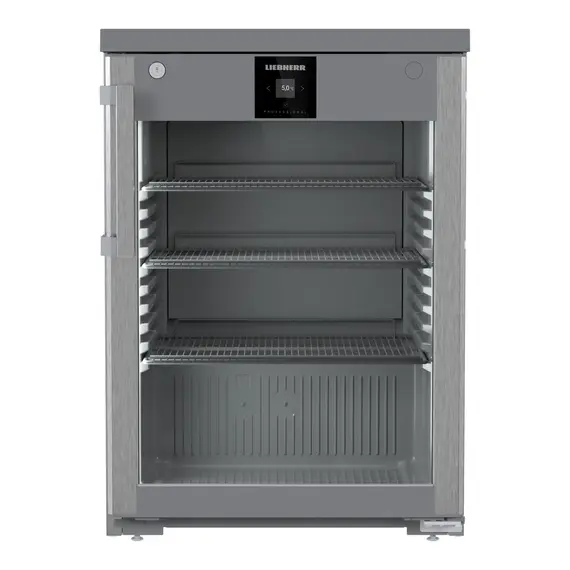 Liebherr FRTCvg 1511 Performance unterbaufähiger Edelstahl Gewerbekühlschrank mit Glastür & Umluftkühlung, Türart : Glastür, Farbe: Edelstahl, Bild 2