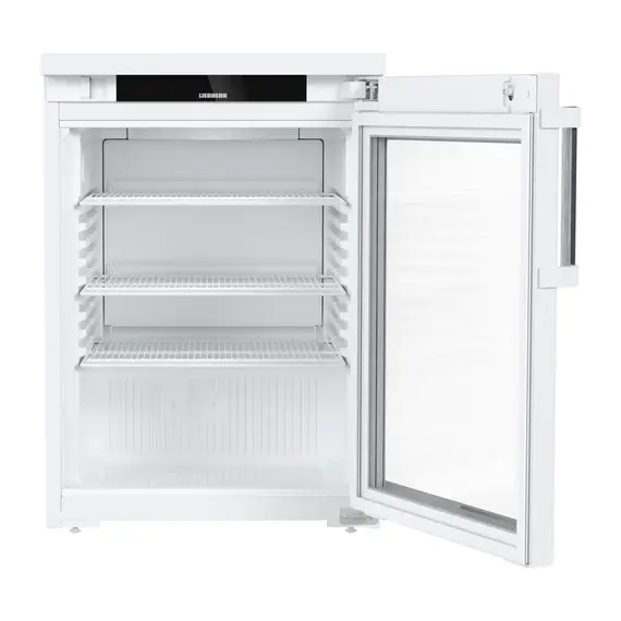 Liebherr FRTvg 1511 Performance unterbaufähiger Gewerbekühlschrank mit Glastür & Umluftkühlung, Weiß, Türart : Glastür, Farbe: Weiß, Bild 3