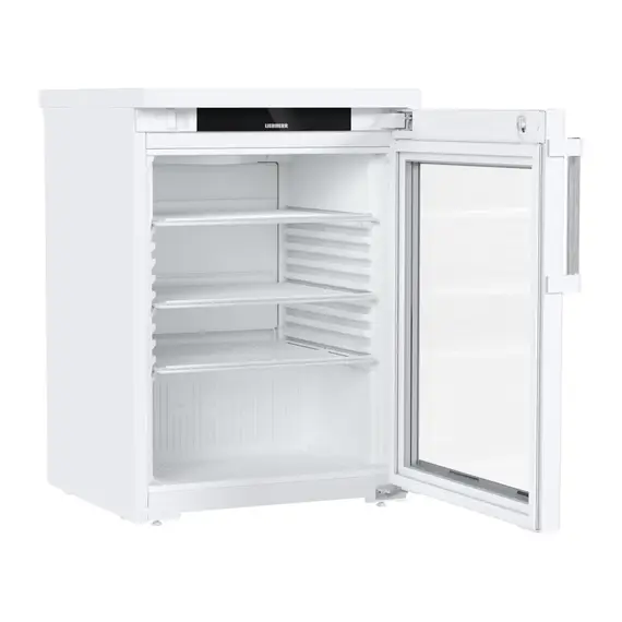 Liebherr FRTvg 1511 Performance unterbaufähiger Gewerbekühlschrank mit Glastür & Umluftkühlung, Weiß, Türart : Glastür, Farbe: Weiß, Bild 4