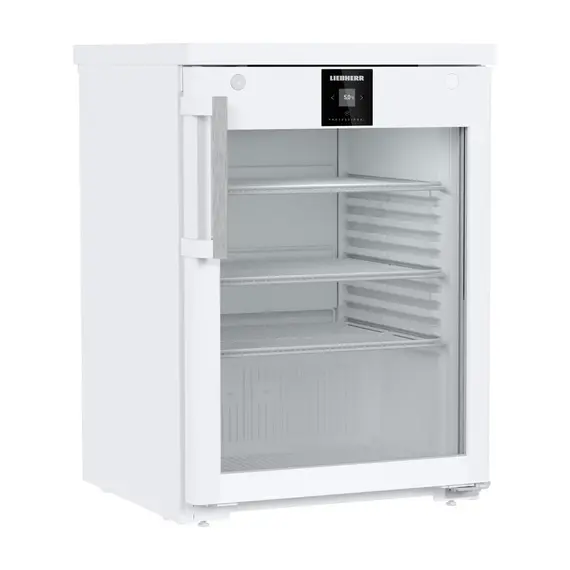 Liebherr FRTvg 1511 Performance unterbaufähiger Gewerbekühlschrank mit Glastür & Umluftkühlung, Weiß, Türart : Glastür, Farbe: Weiß
