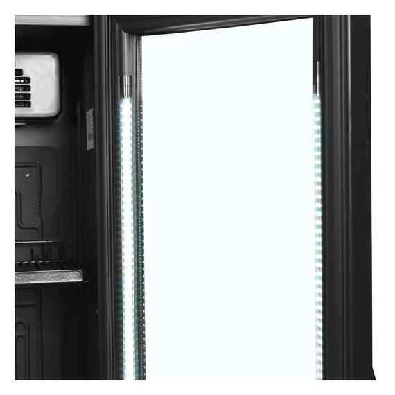 Tefcold Flaschenkühlschrank FSC175H BLACK, Schwarz, EEK F, Bild 3