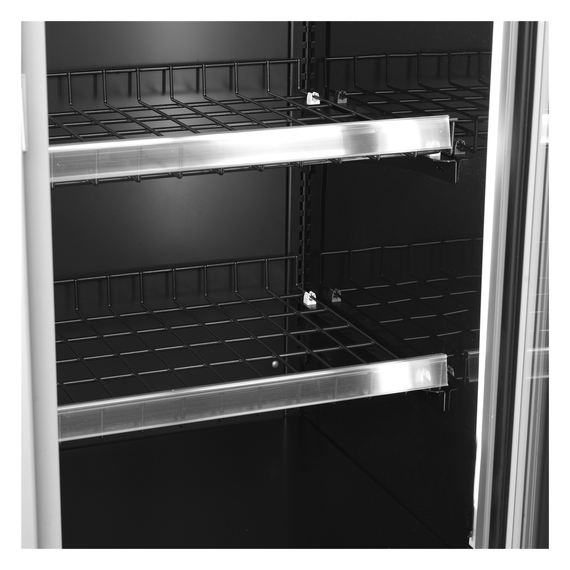 Tefcold Supermarkt-Multideck-Gefrierschrank EXTRA1250FD, Schwarz / Glas, EEK D, Bild 2
