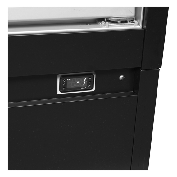 Tefcold Supermarkt-Multideck-Gefrierschrank EXTRA1875FD, Schwarz / Glas, EEK E, Bild 4