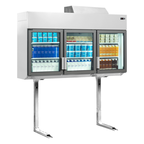 Tefcold Supermarkt-Wandgefrierschrank MTF210, Weiß, EEK D, Bild 2