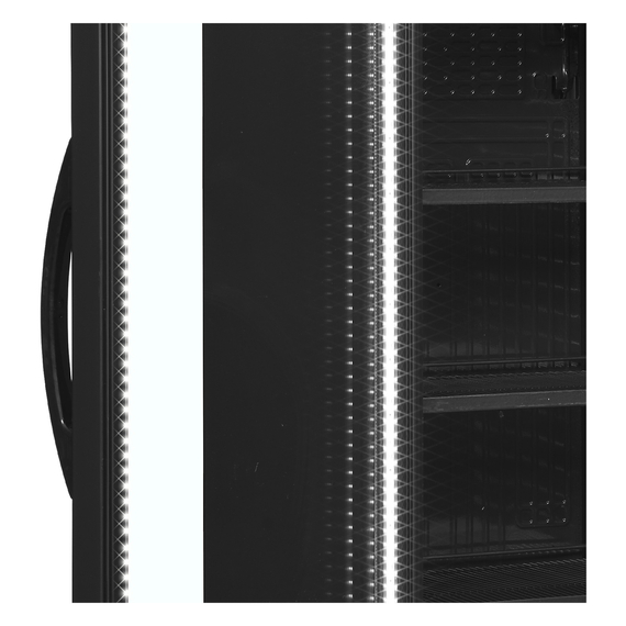 Tefcold Flaschenkühlschrank, Anschlag links CEV425 BLACK L/H, Schwarz, EEK D, Bild 4