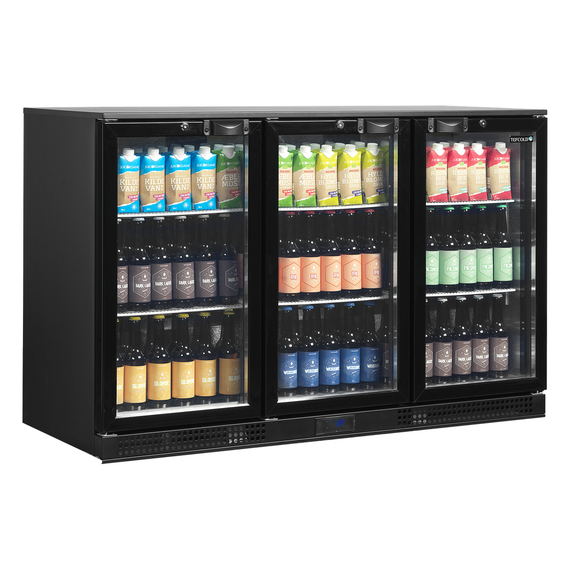 Tefcold Backbar-Kühlschrank DB301H-3, Schwarz RAL9005, EEK B, Bild 2