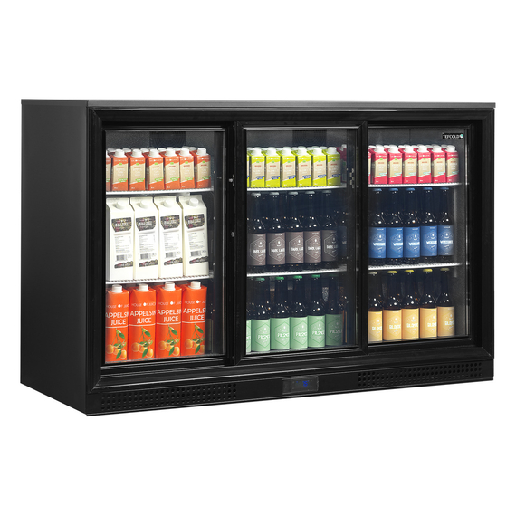 Tefcold Backbar-Kühlschrank DB301S-3, Schwarz RAL9005, EEK B, Bild 2