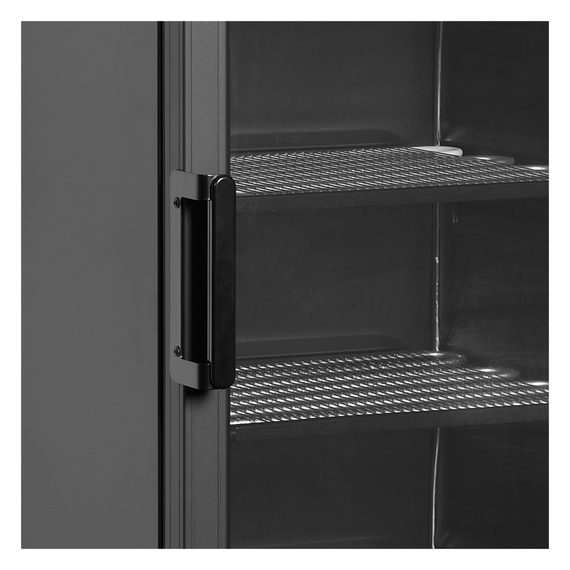 Tefcold Displaygefrierschrank in Schwarz UFSC371G Black, EEK C, Bild 3