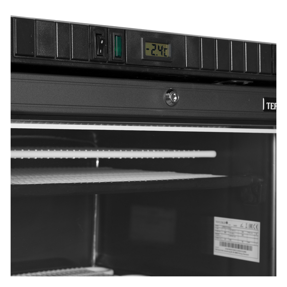 Tefcold Displaygefrierschrank in Schwarz UFSC371G Black, EEK C, Bild 4