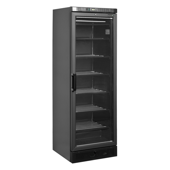 Tefcold Displaygefrierschrank in Schwarz UFSC371G Black, EEK C